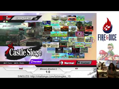 Fire&Dice Sunday #15 - Ikez vs KY - Smash Wii U