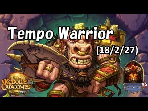 [Hearthstone] Tempo Warrior No Commentary (2018/2/27)