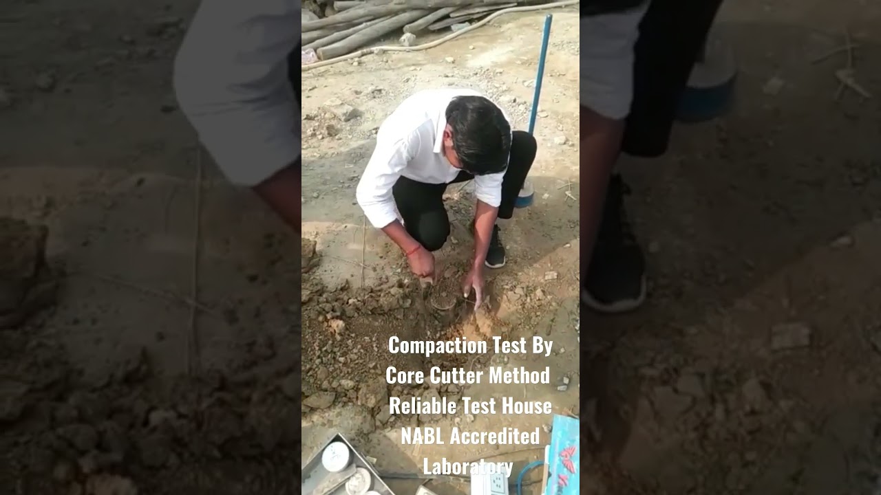 Soil Compaction Test By Core Cutter Method #testing #construction #uttarpradesh