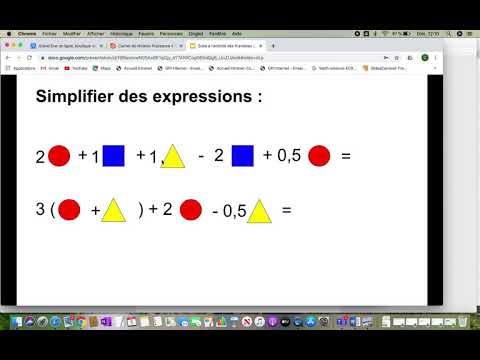 Simplifier des expressions algébriques