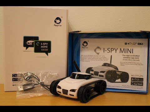 ЭТО НЕ LEGO! Радиоуправляемый танк-шпион с видеокамерой/i-spy tank mini