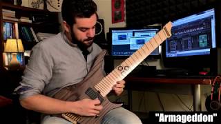 Video thumbnail for GOC Guitars Materia 8-string headless guitar || SHRED! by George Constantine Kratsas