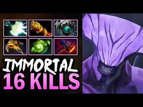 Faceless Void Gameplay with 16 Kills and Giants Maul - Dota 7.39