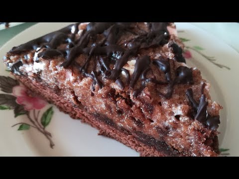 Шоколадный торт с зефиром. Очень вкусный и легко готовить!