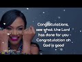 Ada Ehi ft Buchi  Congratulations Lyrics Video360p