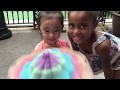 GIANT FLOWER COTTON CANDY | Venice Grand Canal Mall, Manila | Momma Cuisine TV