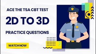 Ace the TSA CBT 2026: Master 2D to 3D, Connect the Dots & Image Matching