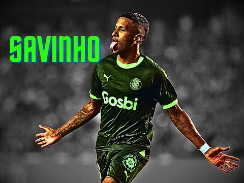 Savio Moreira "Savinho"  Highlights in Laliga EA Sports #gironafc #laliga
