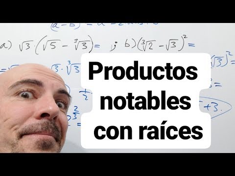 PRODUCTOS NOTABLES CON RAÍCES