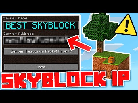 Best Minecraft SkyBlock server to Try in 2023! (1.20) 🍉