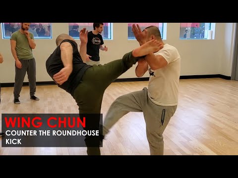 Countering the Roundhouse kick -  Wing Chun, Kung Fu Report - Adam Chan
