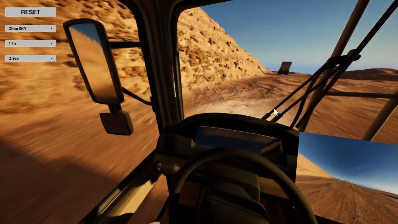 UE5 Chaos Vehicle on 国土地理院データ