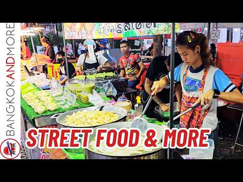 Bangkok & More Places for BEST STREET FOOD in Thailand 🇹🇭 | Full Market Tour