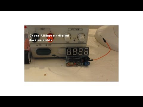 Cheap AliExpress clock assembly