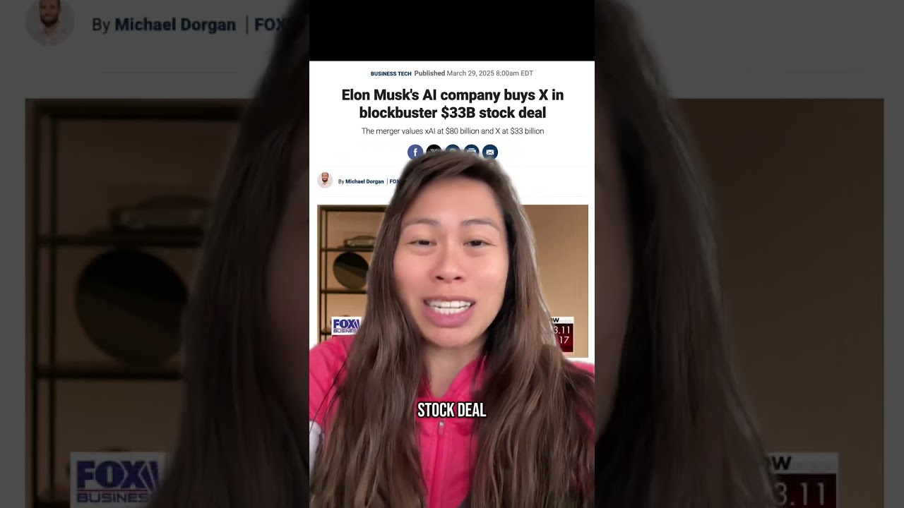 Baby AI startup, xAI, buys X (Twitter) for $33 billion