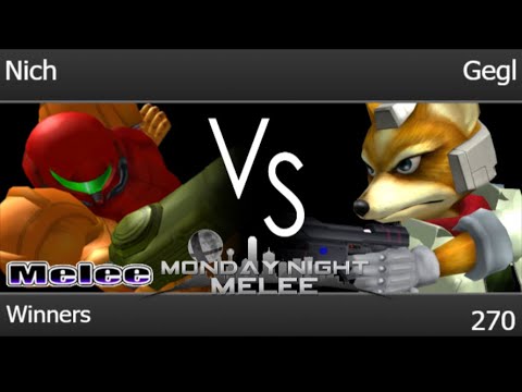 MNM 270 - Nich (Samus) vs Gegl (Fox) Winners - Melee