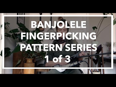 Banjolele tutorial - easy fingerpicking pattern