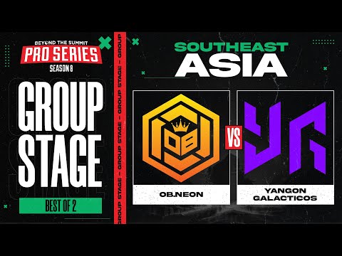 OB.Neon vs Yangon G Game 1 - BTS Pro Series 8 SEA: Group Stage w/ Ares & Danog