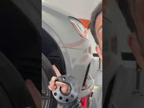 Changing spacers on my RS3 to 12mm for better wheel fitment