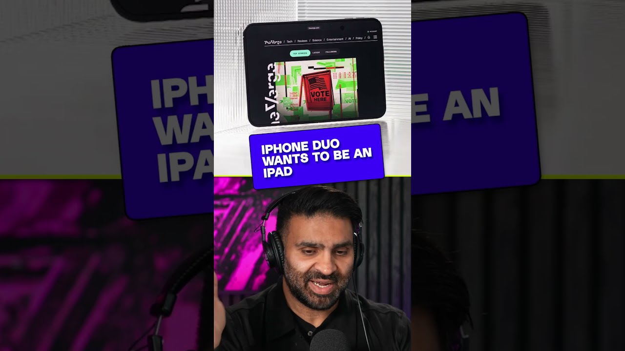 The iPhone Duo wants to be an iPad #Vergecast