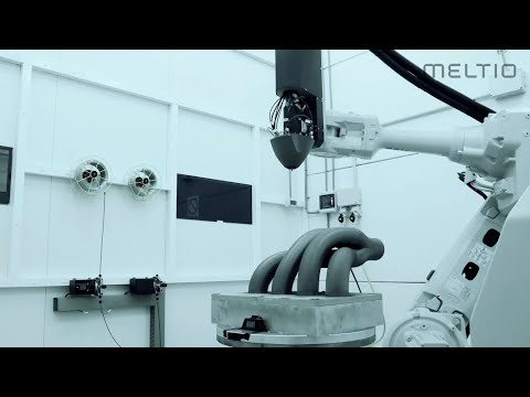 3D Printed Metal Engine Manifold for Motorsport - Meltio Engine Robot Integration