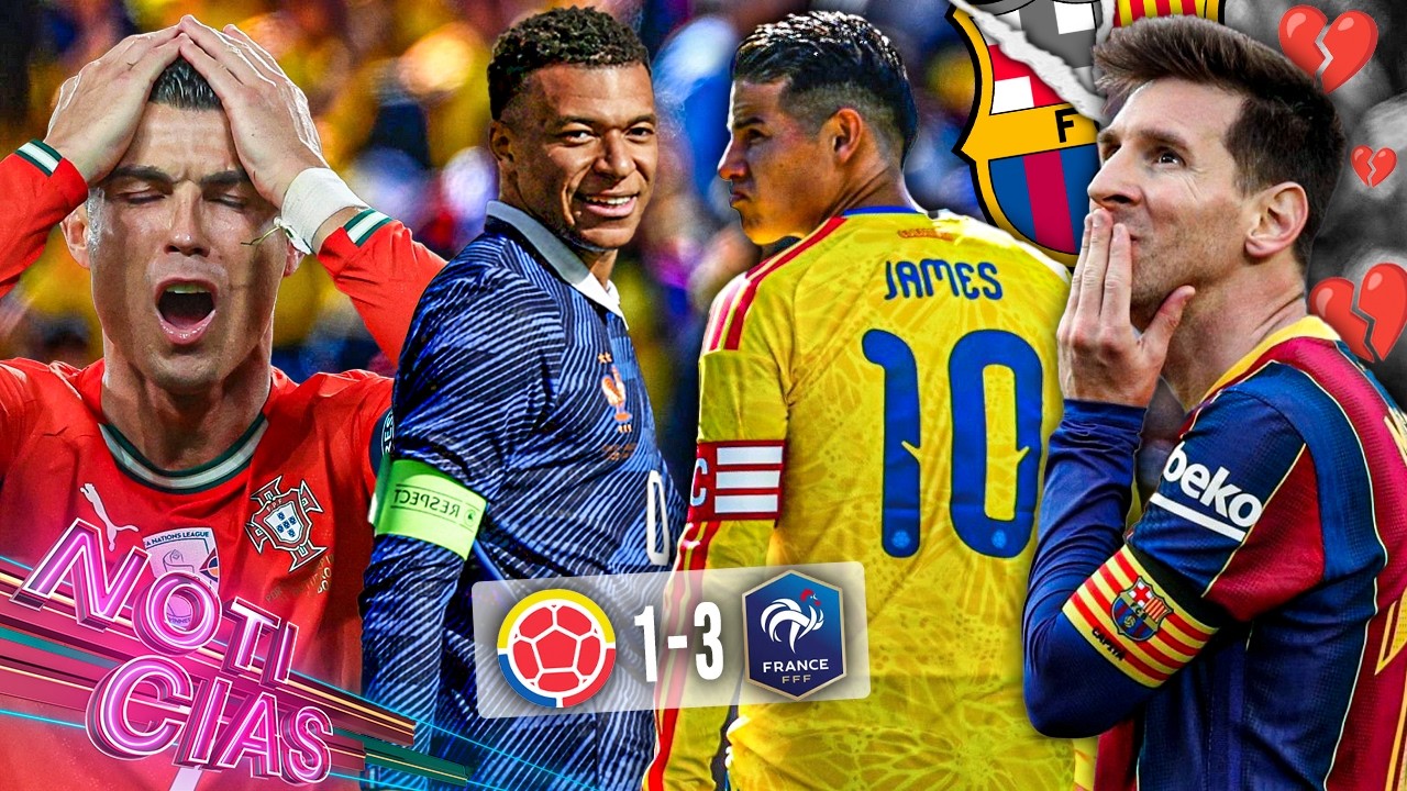 "Sin CR7, son del montón" | ¡Barca hizo bien dejando ir a Messi! | Francia barre con Colombia