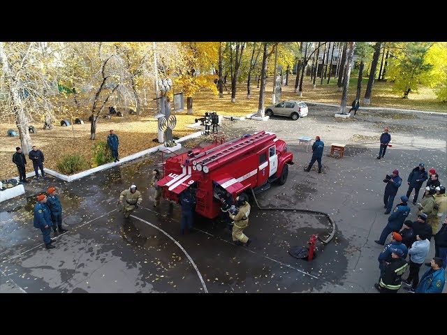 Самые ловкие пожарные живут в Ангарске