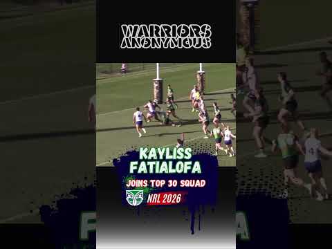 JOINS TOP 30 | Kayliss Fatialofa | NSW Cup 2025 | HIGHLIGHTS