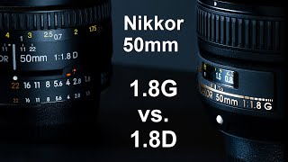 Video thumbnail for Comparison : Nikon 50mm f/1.8G vs Nikon 50mm f/1.8D by Diy extravaganza