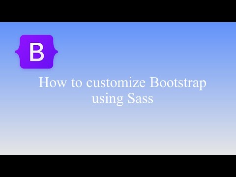 How to Customize Bootstrap Using Sass