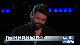 Pryor Baird sings for top 4 spot on 'The Voice' Monday