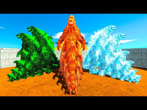GODZILLA Radiation vs Fire GODZILLA vs Ice GODZILLA - ARBS