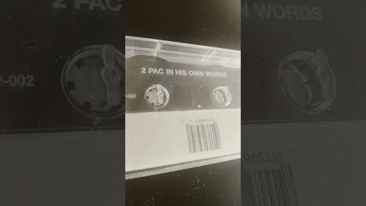 2PAC IN HIS OWN WORDS (REST IN PEACE 1971-1996) RAP CASSETTE TAPE CLASSIC ALBUM TUPAC SHAKUR RIP ❤️