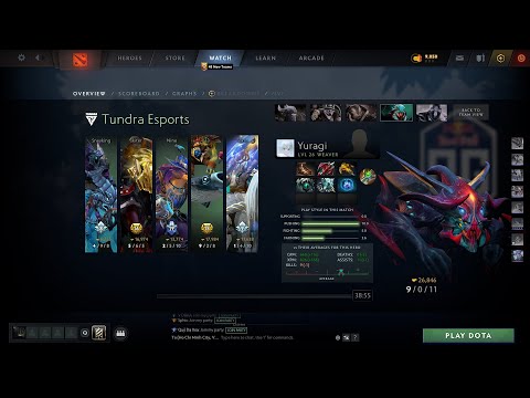 dota2fullmatch - Yuragi - Weaver - Tundra vs OG
