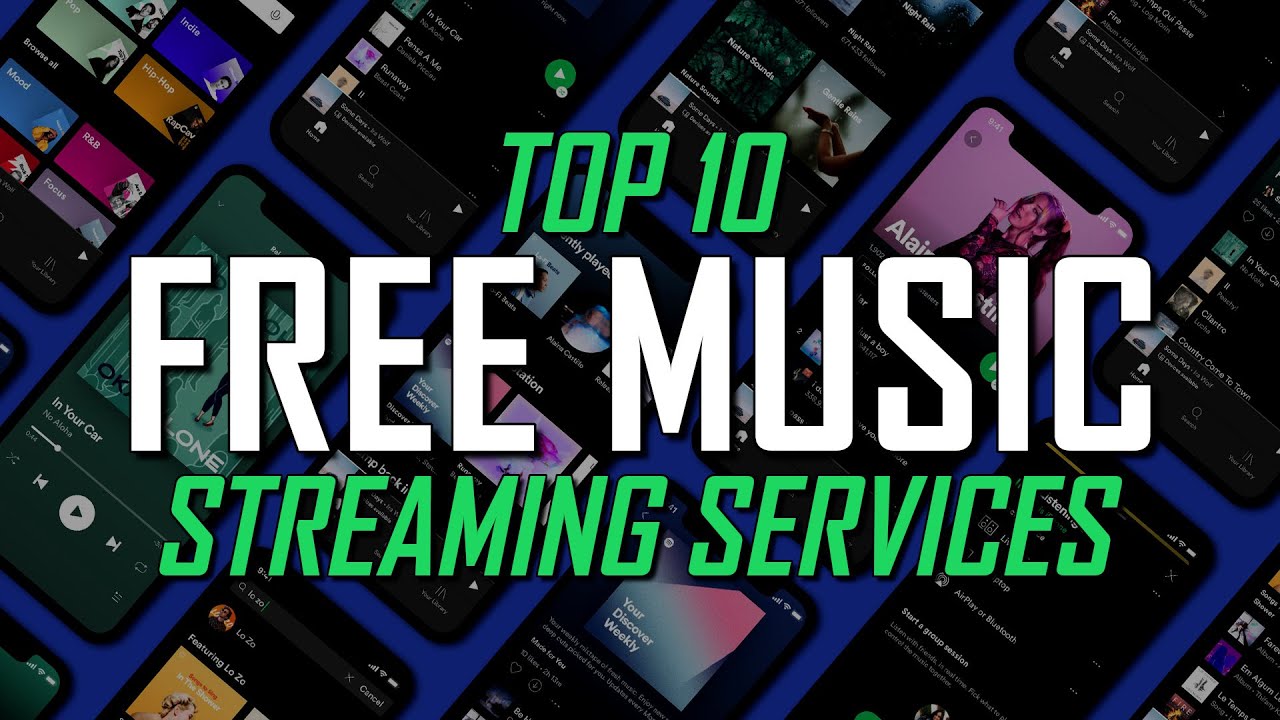 Top 10 Best FREE MUSIC Streaming Services