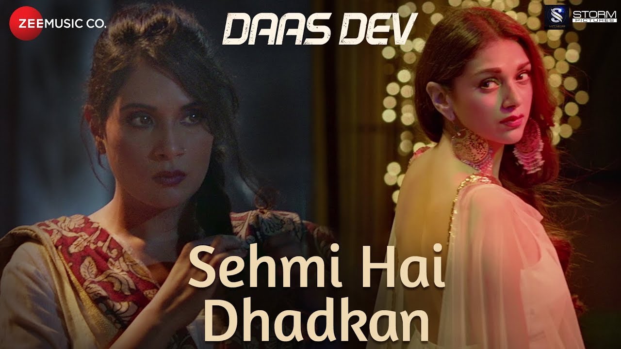 Sehmi Hai Dhadkan Lyrics | Atif Aslam | Daas Dev | Rahul Bhatt, Aditi Rao Hyadri