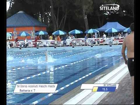 Serie 4 dei 50 Dorso  Assoluti Maschi Master - 13 Memorial Andrea Bettiol