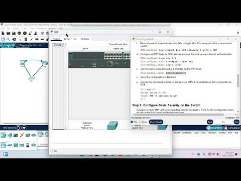16.4.6 Packet Tracer - Configure Secure Passwords and SSH