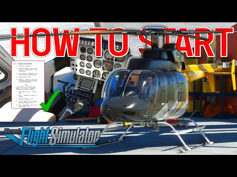 BELL 407 | How To Start Up / Shut Down | Procedure Tutorial | Microsoft Flight Simulator