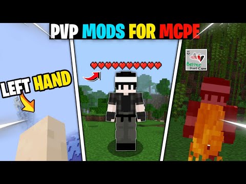UNBELIEVABLE! TOP 5 PVP MODS for MCPE 1.20