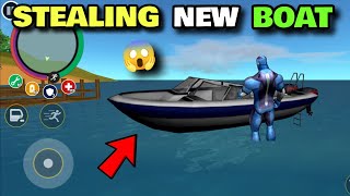 Rope Hero Stealing New Boat For Tipson in Vice Town Game || Classic Gamerz