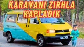 WE COVERED OUR CARAVAN WITH ARMOR