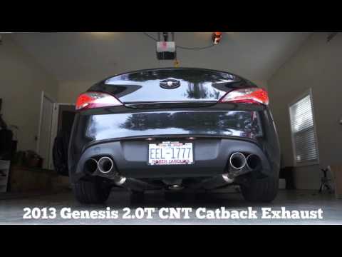 2013 Genesis 2.0T CNT Catback + Turbo XS Racepipe & LAUNCH CONTROL
