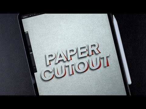 Procreate Tutorial For Beginners: Paper Cut Out Effect