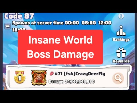 World Boss Damage Guide for Last War