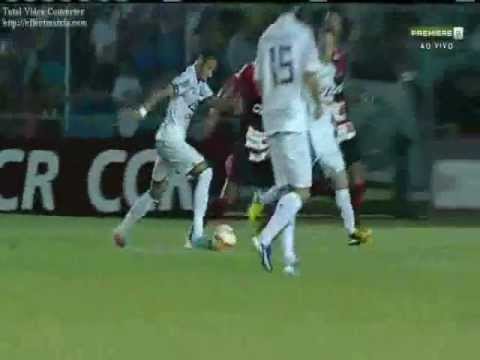 Golaço de Neymar + Chapeu e perde outro Gol Oeste 1 x 2 Santos Momentos Paulistão 2013