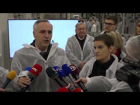 Direktor NZS Zoran Martinovic, zajedno sa premijerkom Anom Brnabic  juce posetio Pozegi   01 02 2023