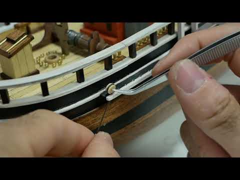 CUBIERTA-035- Como hacer los cadenotes. ESSEX - Modelismo Naval