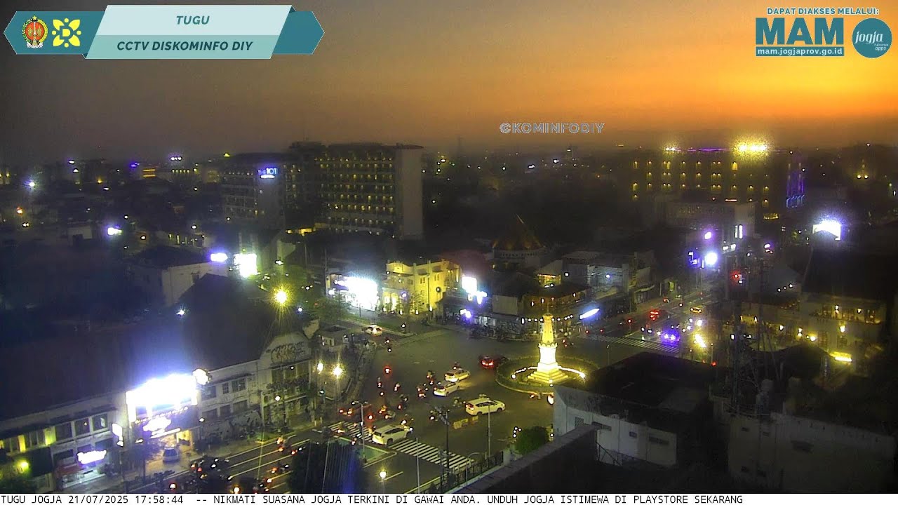 Live webcam view of Monumento Tugu Pal Putih