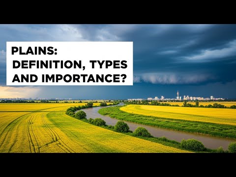 PLAINS: TYPES, CHARACTERISTICS, IMPORTANCE